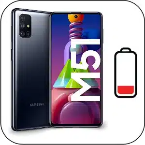 Samsung M51 reparación bateria
