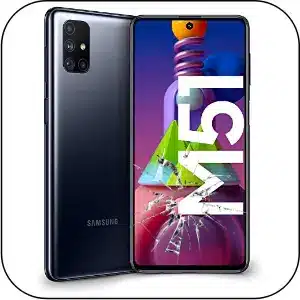 Samsung M51 reparar pantalla rota