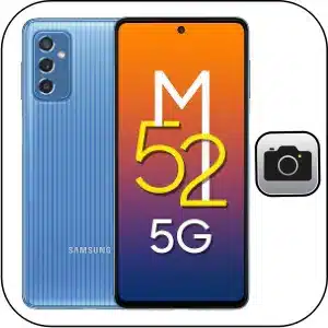 Samsung M52 5G solucionar problema cámara rota