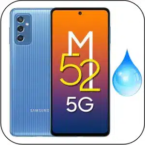 Samsung M52 reparación teléfono mojado