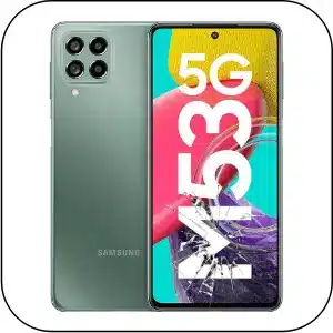 Samsung M53 5G reparar pantalla rota