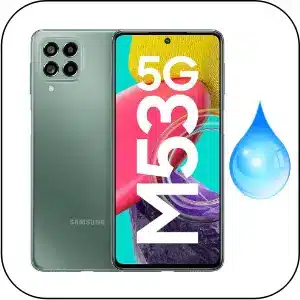 Samsung M53 reparación teléfono mojado
