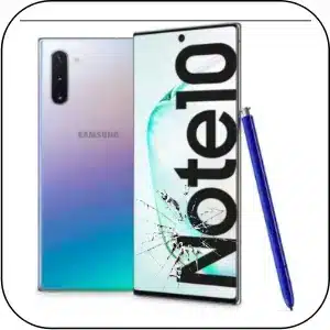 Samsung Note 10 reparar pantalla rota