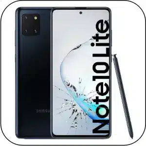 Samsung Note 10 Lite reparar pantalla rota