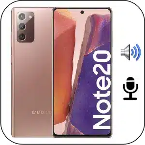 Samsung Note 20 solucionar problema sonido