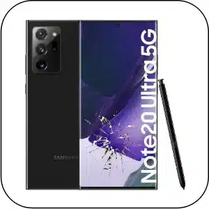 Samsung Note 20 Ultra reparar pantalla rota
