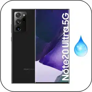 Samsung Note 20 Ultra solucionar teléfono mojado