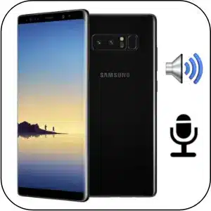 Samsung Note 8 solucionar problema sonido