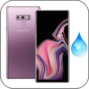 Samsung Note 9 solucionar teléfono mojado
