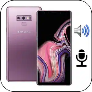 Samsung Note 9 arreglar fallo sonido
