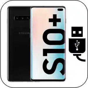 Samsung S10 Plus reparación conector de carga roto