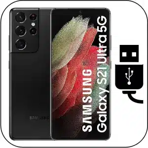 Samsung S21 Ultra 5G cambiar conector de carga