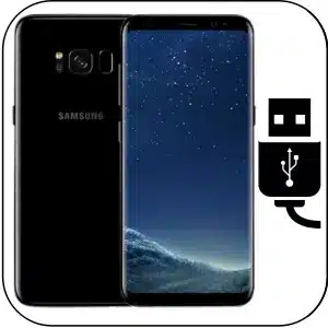 Samsung S8 Plus reparación conector de carga