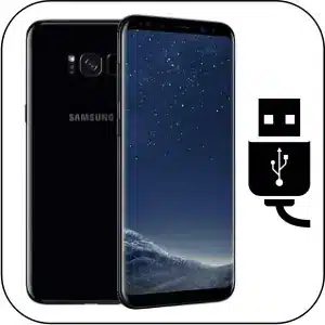 Samsung S8 reparación conector de carga