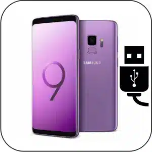 Samsung S9 reparación conector de carga