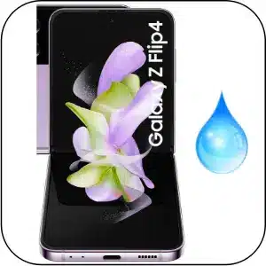 Samsung Z Flip4 solucionar teléfono mojado