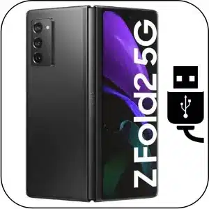 Samsung Z Fold2 5G reparación conector de carga roto