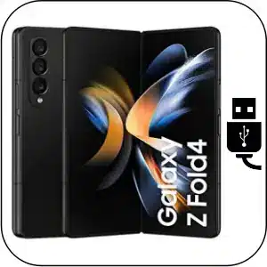Samsung Z Fold 4 reparación conector de carga roto