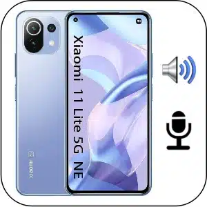 Xiaomi 11 Lite 5G NE arreglar fallo sonido