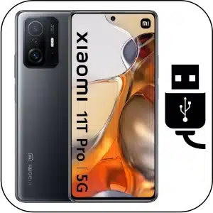 Xiaomi 11T Pro 5G reparar conector de carga roto