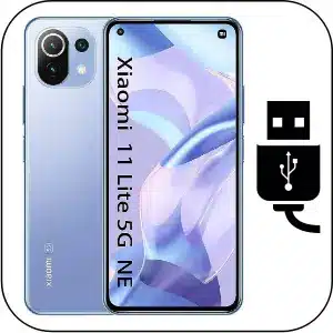 Xiaomi Mi 11 Lite 5G reparación conector de carga roto