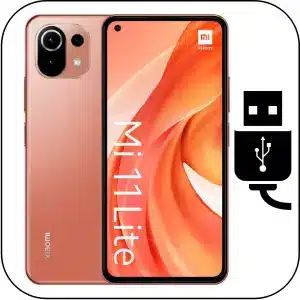 Xiaomi Mi 11 Lite reparación conector de carga roto