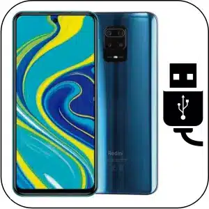 Xiaomi Redmi Note 9 reparar conector de carga roto