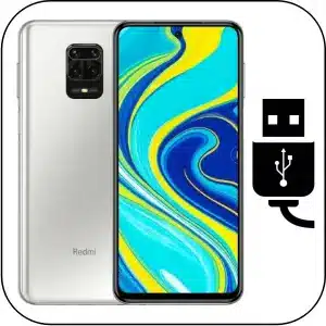 Xiaomi Redmi Note 9s reparar conector de carga roto