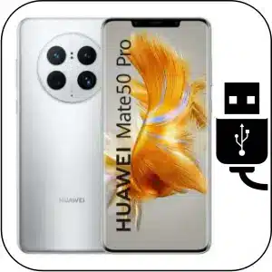 Huawei Mate 50 Pro cambiar conector de carga roto