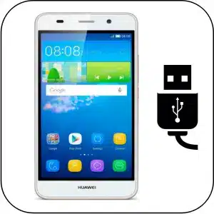 Huawei Y6 Pro reparación conector de carga roto