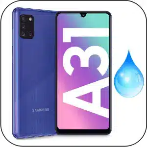 Samsung A31 solucionar teléfono mojado