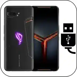 Asus Rog Phone 2 reparación conector de carga roto