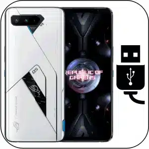 Asus Rog Phone 5 Ultimate reparación conector de carga roto