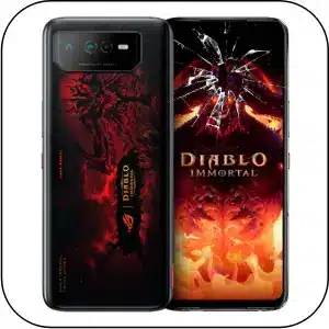 Asus RogPhone 6 Diablo Inmortal reparación pantalla rota