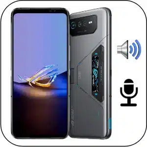 Asus Rog Phone 6D reparación sonido averiado