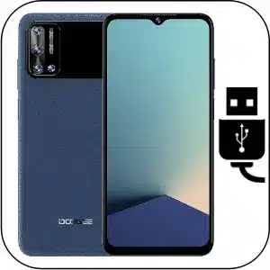 Doogee N40 Pro reparación conector de carga roto