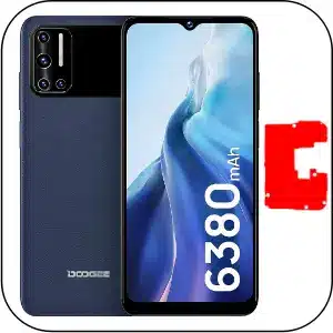 Doogee N40 roto reparación placa base