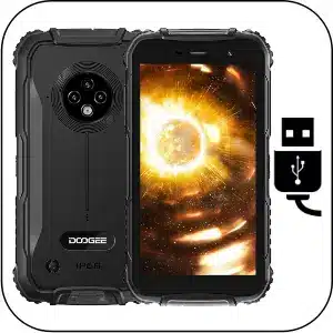 Doogee S35T reparación conector de carga roto