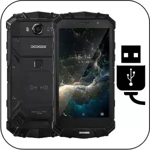 Doogee S60 reparación conector de carga roto