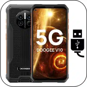 Doogee V10 5G arreglar conector de carga roto