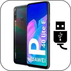 Huawei P40 Lite E reparación conector de carga roto