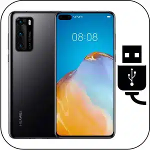 Huawei P40 reparación conector de carga roto