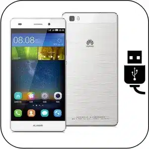 Huawei P8 Lite reparación conector de carga roto