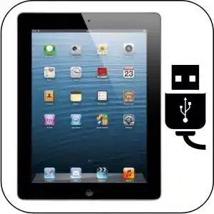 iPad 4 cambiar conector de carga roto