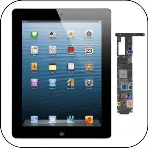 iPad 4 roto reparación placa base