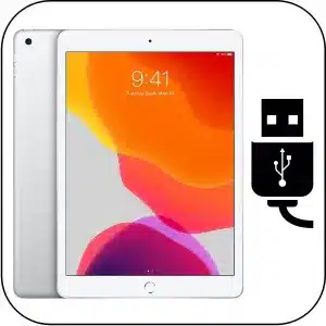 iPad 7 cambiar conector de carga roto