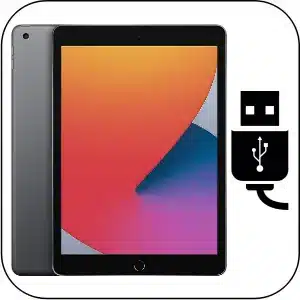 iPad 8 cambiar conector de carga roto
