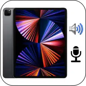 iPad Pro 12.9 (2021) reparación sonido averiado