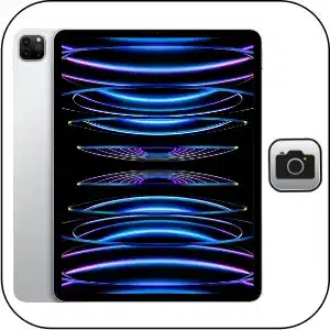 iPad Pro 12.9 (2022) reparación cámara rota