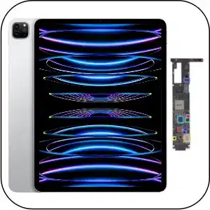 iPad Pro 12.9 (2022) roto reparación placa base